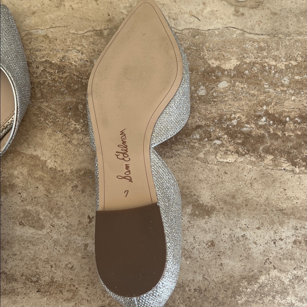 NEW Sam Edelman Rodney Metallic Gold D'Orsay Flats/Sz. 7M - Picture 9 of 9